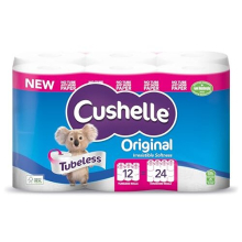 Original Tubeless Twice as Long Toilet Tissue 12 equals 24 Regular Rolls