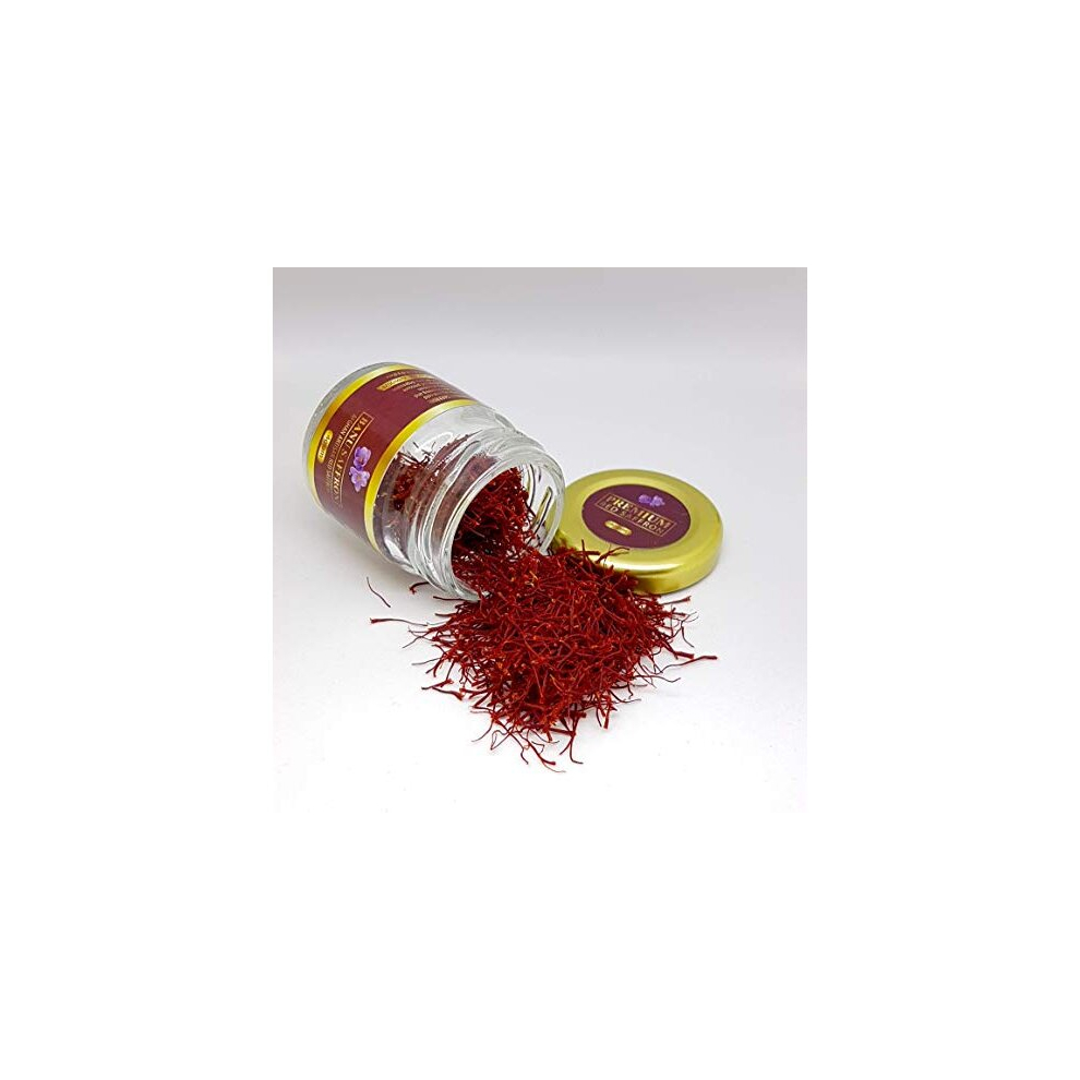 Organic Saffron - Award Winning Grade A All Red Organic Saffron Threads by Banu Saffron - 2 Grams