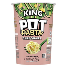 Pasta King Creamy Carbonara from the nation's favourite instant noodle brand* instant hot snack quick snacks for when you need filling up 8 x 69 g