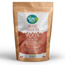 Organic Ginger Tea Bags by The Natural Health Market Soil Association Certified Organic Ginger (50 Teabags)