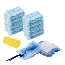 20 PCS Flash Dust Magnet Refills,Disposable Duster Heads,Fluffy Duster Refills,Strong Electrostatic Dust Removal for Home & Car Cleaning,Manual Dust