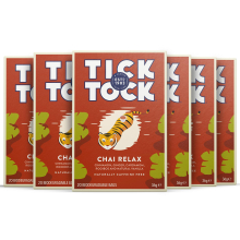 Wellbeing Chai Relax Tea | Caffeine-Free Rooibos Tea with Cinnamon, Ginger, Cardamom & Vanilla | Naturally Relaxing & Sweet Herbal Tea |Pack of 6 x 20