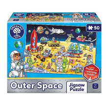 Outer Space Jigsaw Puzzle, An out of this world jigsaw puzzle, for Children Age 4+, Perfect For Space Fans, Family Game, Educational Game Toy