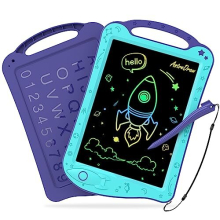 HOMESTEC Astrodraw rajzlap jtkok Sznes LCD rtbla gyerekeknek Doodle tbla kisgyermekek szmra 3 4 5 6 ves utazsi szenzoros urjtk fiknak L