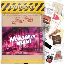 Unsolved murder mystery game - Cold Case Files Investigation - CRYPTIC KILLERS - Detective clues/evidence - Solve the crime - For individuals, date
