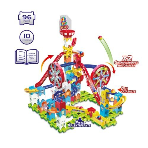 Marble Rush Adventure Park Challenge, Construction Toys for Kids