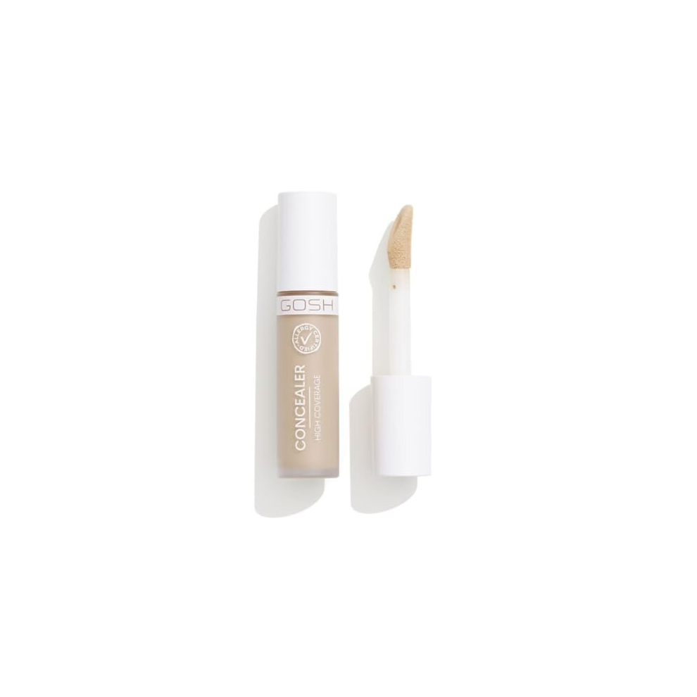 Gosh Concealer High Coverage 003 Sand I High Coverage Liquid Concealer To Cover Dark Circles, Redness, Blemishes And Pimples For Sensitive Skin I