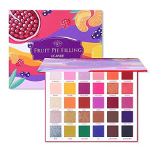 UCANBE 30 Colors Eyeshadow Fruit Pie Filling Makeup Palette Highly Pigmented Shimmer Matte Glitter Metallic Neutral Dramatic Smooth Blendable Powder