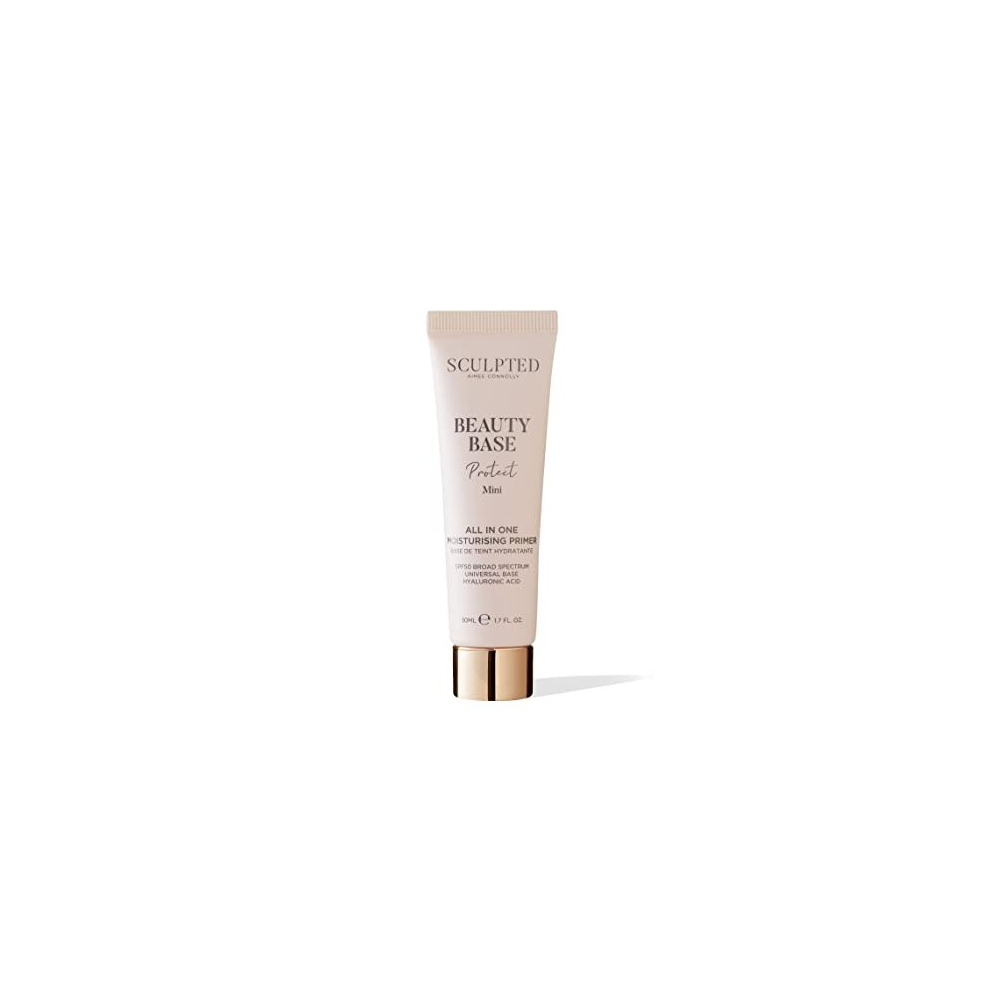 Sculpted By Aimee Connolly Beauty Base Mini Protect 3-In-1 Primer From Sculpted By Aimee - 30Ml Travel-Friendly, Spf 50 Moisturising Primer To Prep, Protect & Perfect