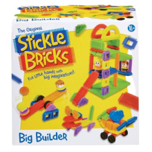 Stickle Bricks, Grande Set di Costruzione, Oltre 125 Pezzi, Promuove Creatività e Abilità Motorie