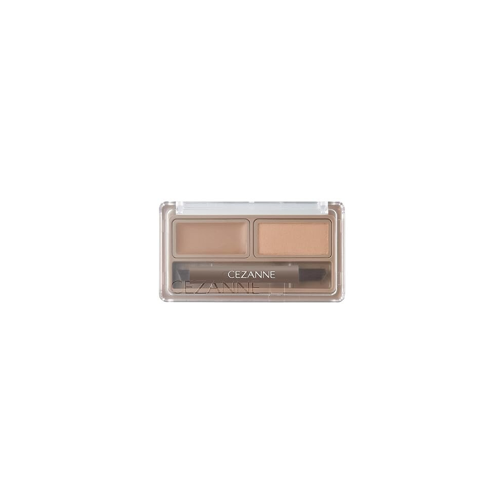 Cezanne Eyebrow Wax & Powder 1.9G - W1 Light Brown