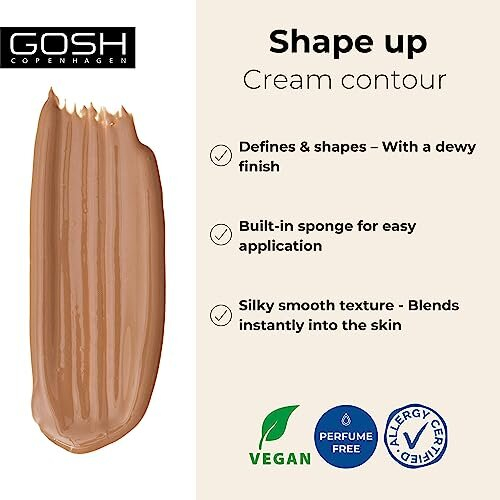 Gel pentru sprâncene, Gosh, Shape Up, 01, Corect, 14 ml 1