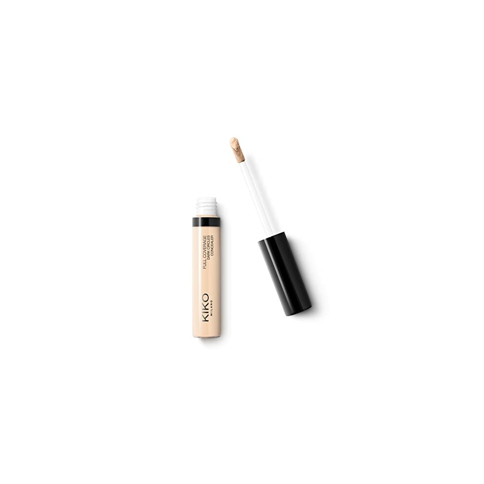 Kiko Milano Dark Full Coverage Circles Concealer 01 | High-Coverage Liquid Concealer For The Face And Eye Area