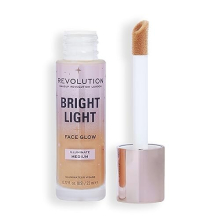 Revolution, Bright Light Face Glow, Lichtgewicht & Verhelderende Multi-Use Huidtint, Medium, 0.77 Fl. O