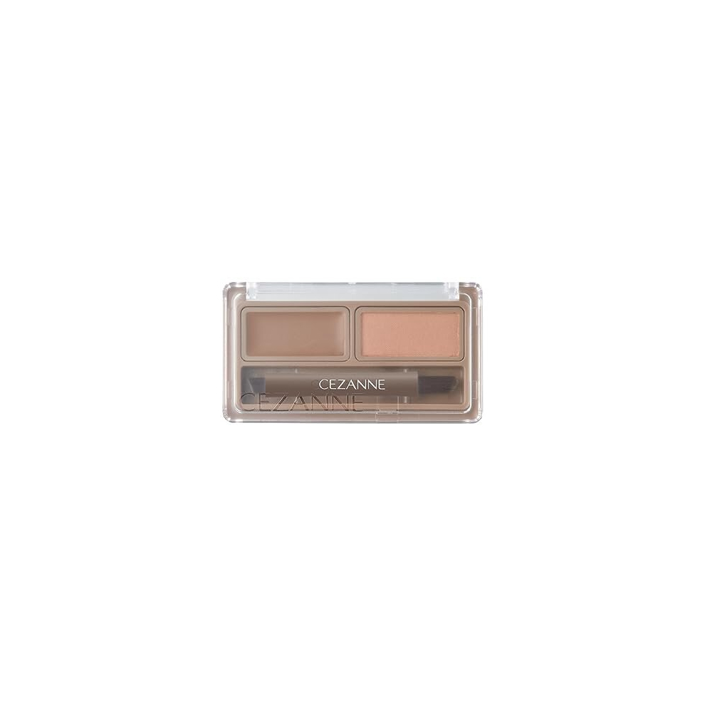 Cezanne Eyebrow Wax & Powder 1.9G - W2 Natural Brown