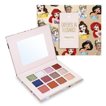 Pure Princess Eyeshadow (Mixed) MAD BEAUTY Disney Pure Princess Twelve Shade Palette With Mirror, Self-Care Cosmetic Gift, Belle, Ariel, Tiana,