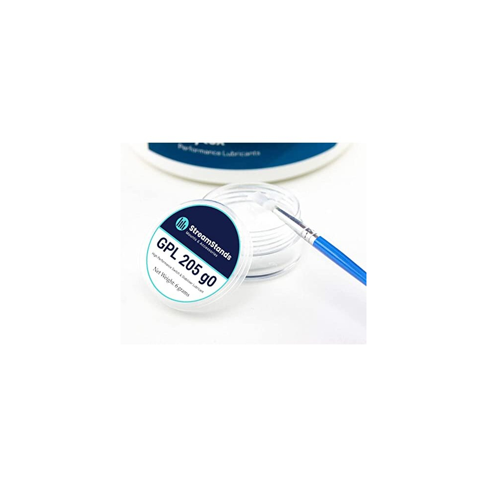 Gpl 205G0 Keyboard Lube - Mechanical Keyboard Switch Lube. High Performance Ptfe Grease. Rubber Seal Lubricant. Keyboard Lube Kit Includes Krytox 5060523690992