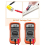 Digital Multimeter,Multimeter Tester, High Sensitivity Voltmeter Ammeter Ohmmeter NCV Circuit Checker Measures AC/DC Voltage,AC/DC Current, Resistance 3