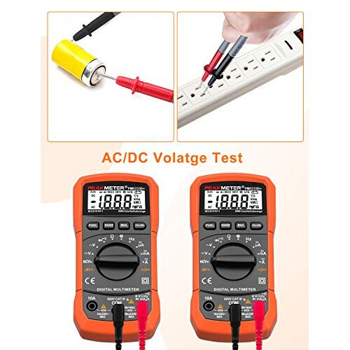 Digital Multimeter,Multimeter Tester, High Sensitivity Voltmeter Ammeter Ohmmeter NCV Circuit Checker Measures AC/DC Voltage,AC/DC Current, Resistance 2