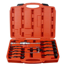 Blind Hole Collet Bearing Puller Set,16 pcs Inner Bearing Race and Seal Extractor Kit Slide Hammer Pilot Insert Bearing Removal Tool