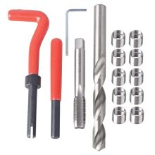 Thread Repair Kit M12x1.25mm Helicoil Restoring Thread Repair Tools Wire Insert Kit Compatible Hand Tool Set for Auto Repairing