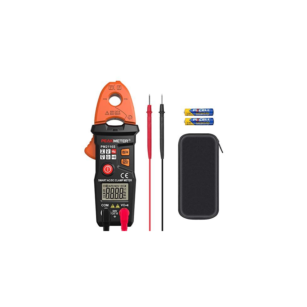 Clamp Meter,Coczow Voltage Current Tester Non-Contact Multimeter For Measuring Resistance,Frequency With Storage Bag Test Measurement 707443344042