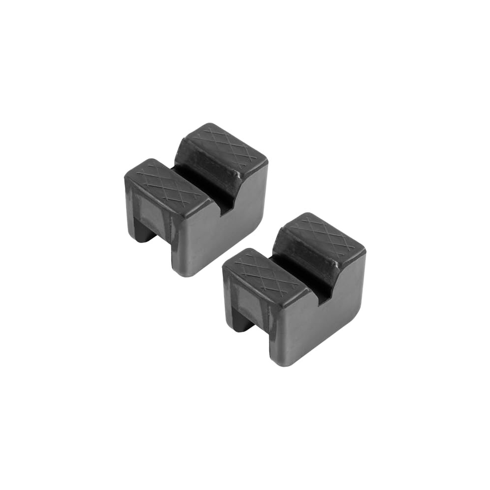 Universal Jack Stand Pad For Axle Stands Adapter Pinch Welds Protector Guard Floor Car Lifting Rubber Block Slotted Frame Rail Protector 616612790453