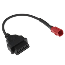 6 Stitches to OBDII 16-needle Adapter Cables Replacement Compatible with Yamaha 6Pin OBD2 Diagnostic Cable Accessories 31cm
