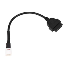 Diagnostic Scanner Cable, Akozon Motorcycle 4 Pin to OBD2 Diagnostic CANBUS Cable, Fault Code Reader Motorcycle Scanner Diagnostic Cable for MT10 FZ10