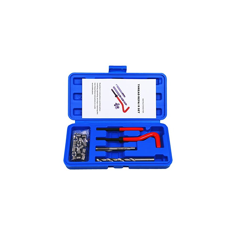 Metric Thread Repair Kit M8 X 1.0Mm Compatible Hand Tool Set For Auto Repairing (M8-1.0) 6974371568275