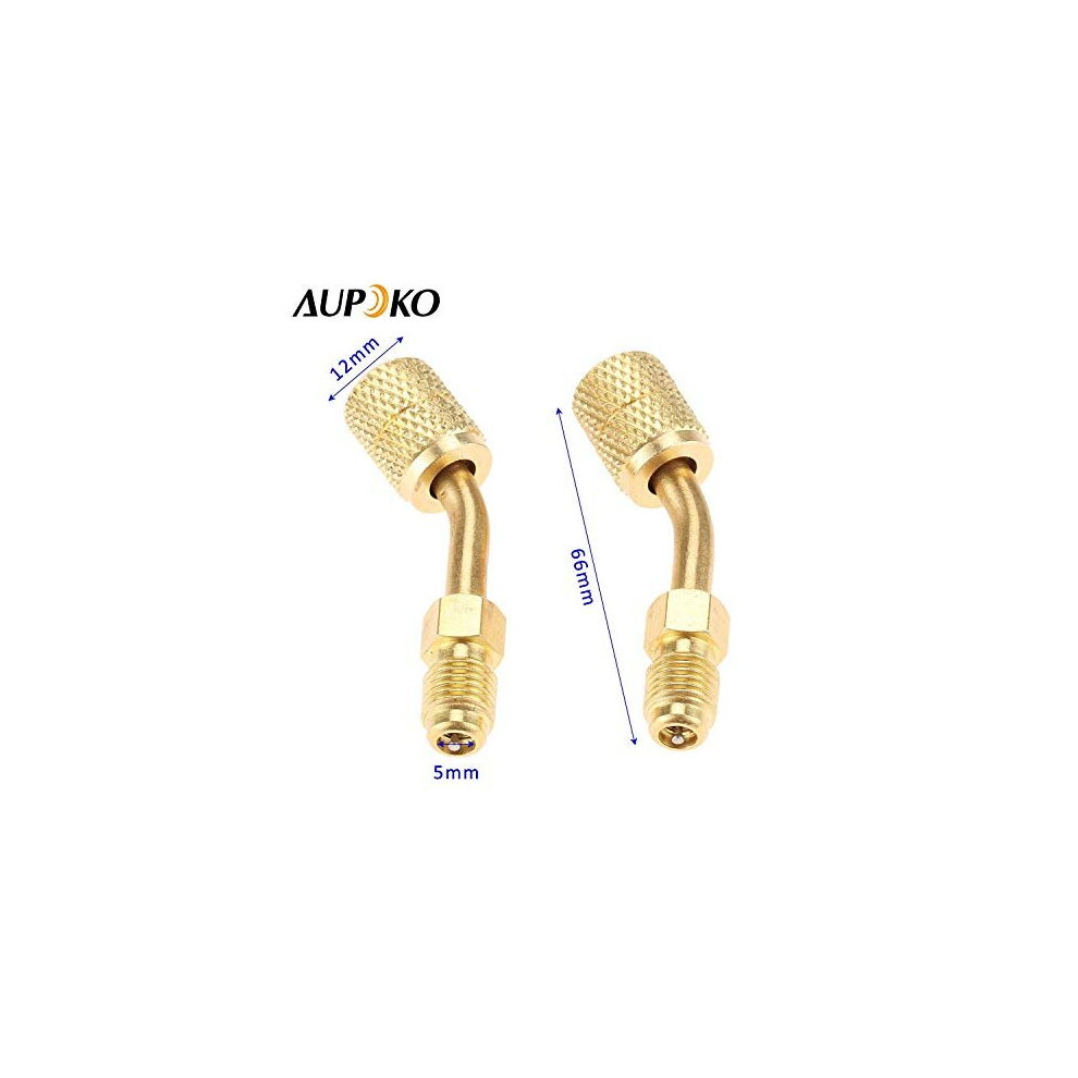 R410a Adapter 5/16 SAE F Quick Couplers To 1/4 SAE M Flare 5/16
