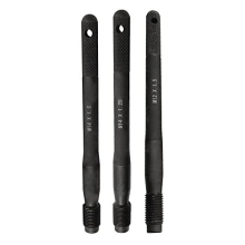 Pack of 3 Wheel Hangers Alignment Pin Guide Tools - 12x1.5, 14x1.5, 14x1.25 Compatible with European Vehicles - Steel, 160mm Length Black