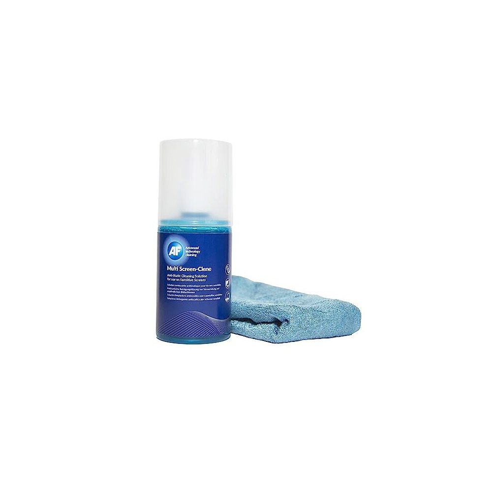 Multi Screen Clene Screen Cleaning Pump Spray With Micro Fibre Cloth - 200Ml For Mobile Phones, Tv's, Laptops, Monitors, Led, Lcd, Plasma & Tablets - 3548389038858
