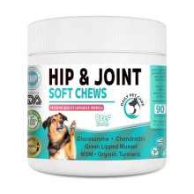 Hip and Joint Supplements For Dogs | Dog Joint Supplements to Reduce Stiffness and Improve Mobility with Organic Turmeric, Glucosamine, Chondroitin