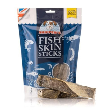 Fish Skin Dental Sticks - Natural Dog Dried Treats, Low in Fat Healthy Chews, Long Lasting Grain Free Dog Treat | White-Fish Skin Sticks For Dogs