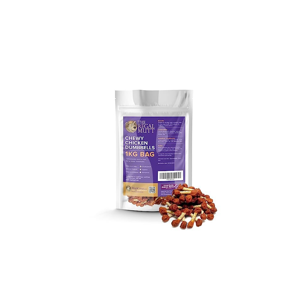 - Chicken Dumbbells (Chicken Dumbbells - 1kg Bag)