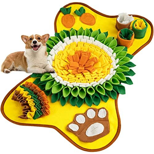 Silicone Grass Mat For Cats, Pet Silicone Slow Food Mat, 6