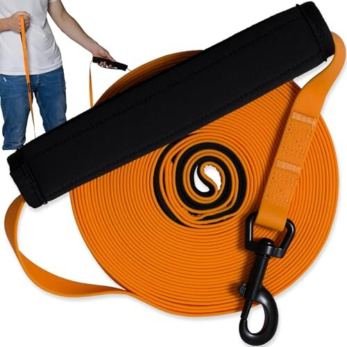 Training Lead for Dogs, Waterproof Long Line for Recall & Obedience Training - Extra Long Dog Lead - Suitable for all Sized Dogs (10m)