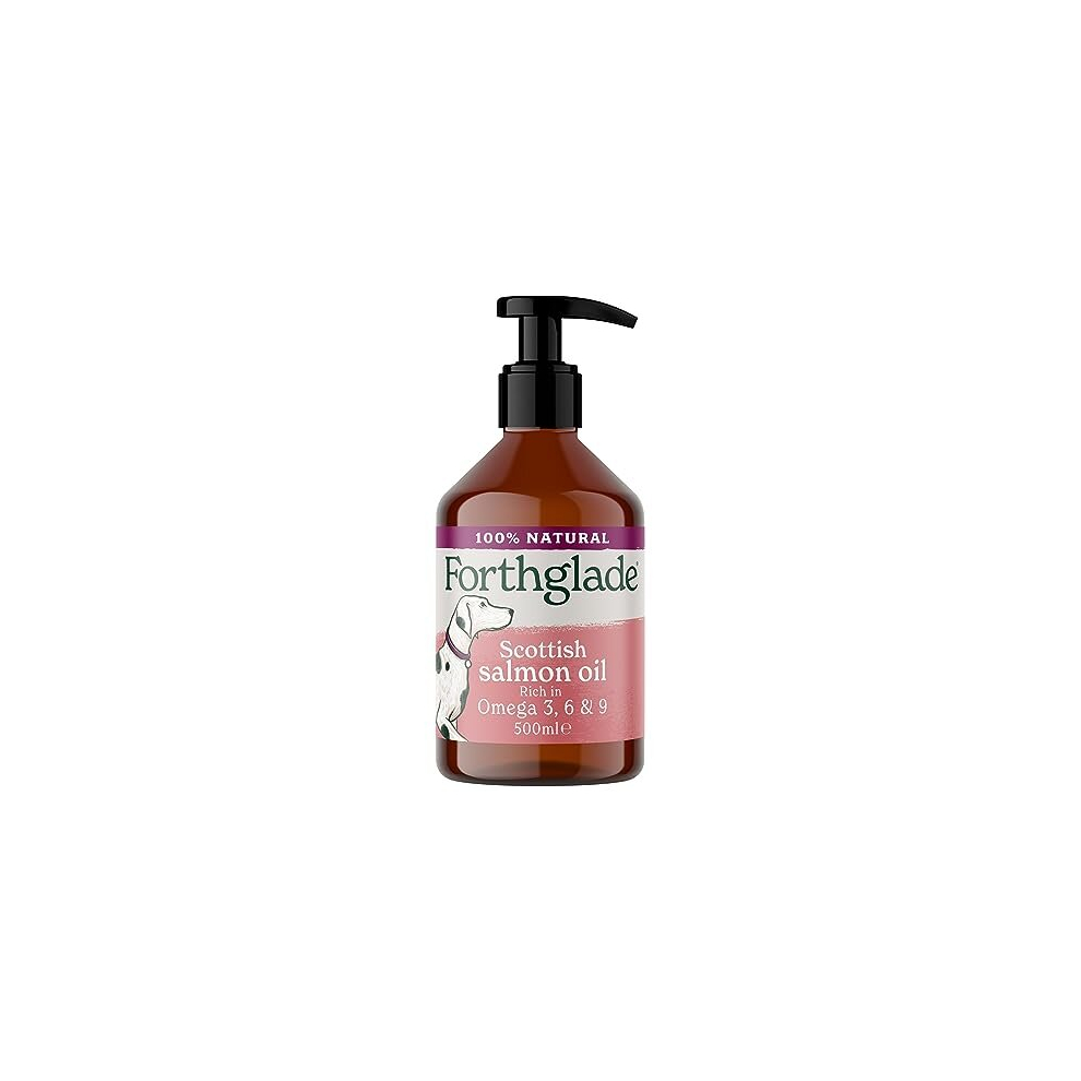 Scottish Salmon Oil for Dogs, UK Sourced Omega 3 Fish Oil Dog Joint Supplement for Pets, 100% Natural Premium Quality Dog Vitamins for Everyday