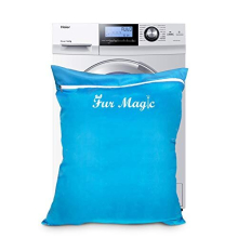 Pet Laundry Bag Keeps Your Washing Machine Free From Pet Hair Large Size Ideal For Dog Cat Horse Rabbit, Blue