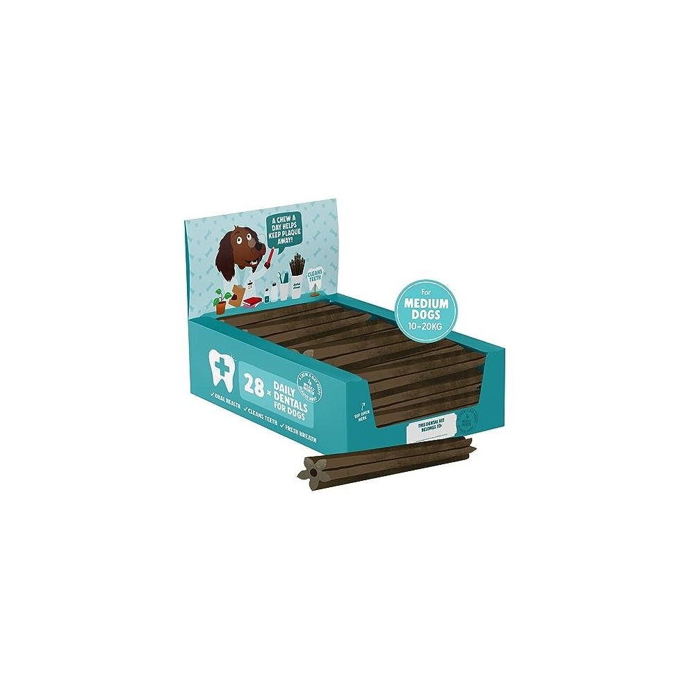 Denzel's Dog Dental Sticks - for Medium Dogs - Chicken & Peppermint (Pack of 28) - Image 3