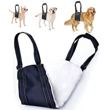 Small Dog Mobility Aids Support Sling For Back Legs, Adjustable Dog Lifting Harness to Lift Pets Hind Front Rear for Canine and Old K9 Cruciate