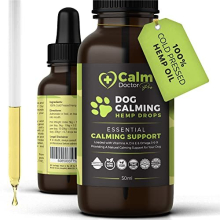 Dog Calming Hemp Oil | Dog Calming Supplement | For Dog Emotions, Dog Barking & Dog Joints | Omega 3,6,9 For Dogs