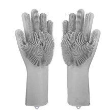 Pet Grooming Gloves, Gentle Dog Bathing Scrubber Gloves, Silicone Hair Removal Gloves with High Density Teeth Efficient Pet Hair Remover Mitt for Cats