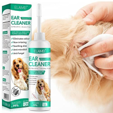 Ear Cleaner for Dogs, Dog Ear Drops for Infection Antibiotics, Dog Ear Infection Treatment, Sensitive Canine and Feline Care Solution, Antibacterial &