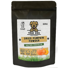 Natural Pumpkin Powder for Dogs 225g, High Fibre, Digestive aid supplement, Pumpkin Puree, 30 Servings