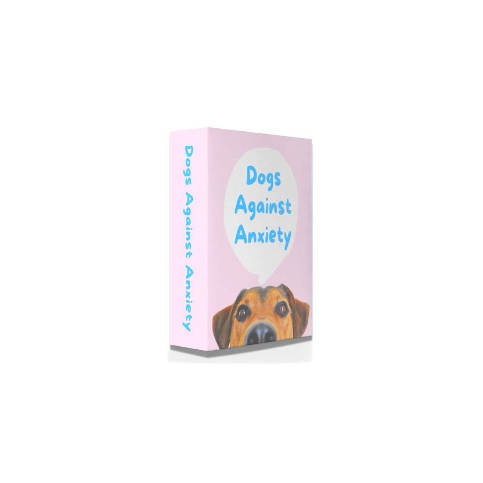 Dogs Against Anxiety Cards - 50 Cards For Self Esteem and Stress, Affirmations for Anxiety Emotions Oracle Tarot Self Therapy (Dogs Against Anxiety)?