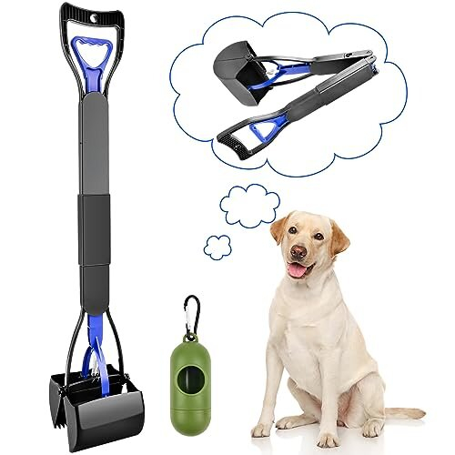 Portable Pooper Scooper for Dogs, Foldable Dog Poop Scooper, Dog Pooper