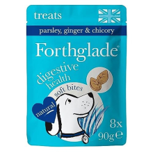 Natural Dog Treats for Digestive Health - Grain Free Soft Bites (8 x 90g) Resealable Bags - for Dogs aged 2 Months+