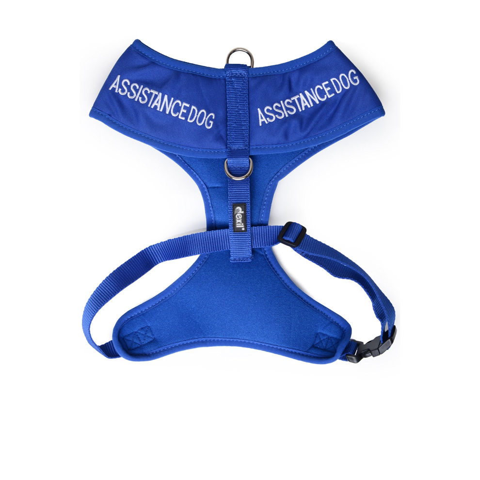ASSISTANCE DOG Colour Coded Non-Pull Front and Back D Ring Padded and Waterproof Vest Dog Harness PREVENTS Accidents By Warning Others Of Your Dog In
